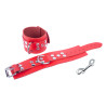The Red Menottes en cuir Ultra rouges